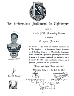 Image of certificate